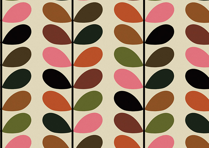 Orla Kiely Multi Stem, Pink & Red - Roman Blind - Image 7